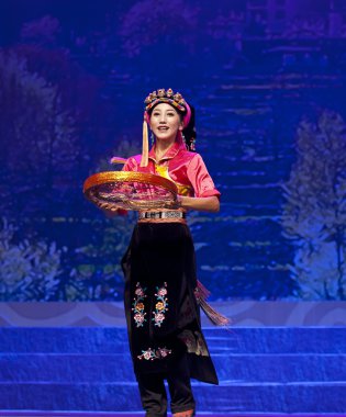 Çin Tibet etnik dans