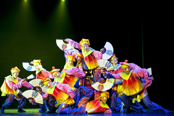 Chinese national dancers — Stock Photo, Image