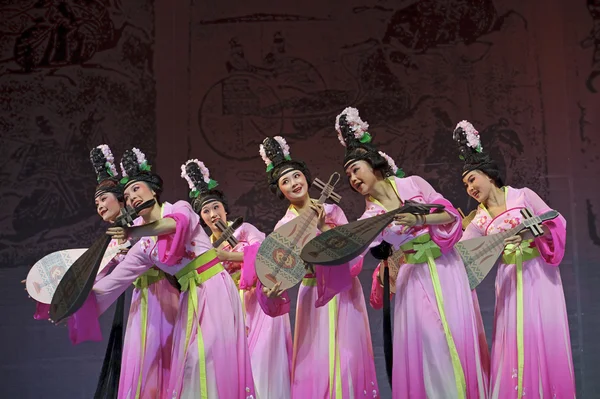 Csinos kínai opera színésznő — Stock Fotó