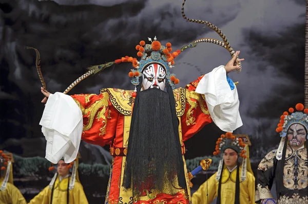 Acteur d'opéra traditionnel chinois avec costume théâtral Photos De Stock Libres De Droits