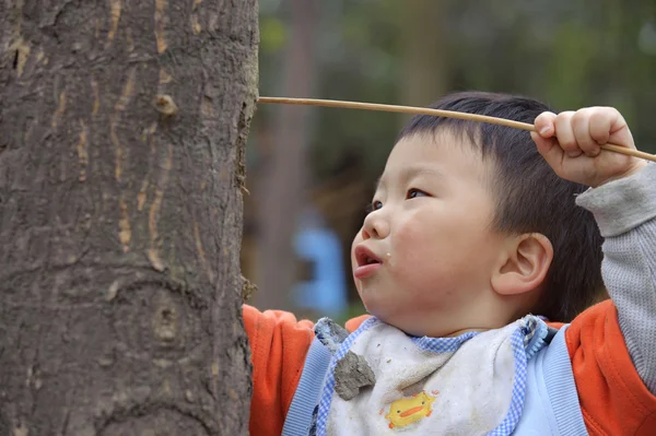 귀여운 연주 아기 — 스톡 사진