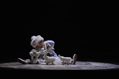 Çin qiang etnik dans Qiang etnik dans troup tarafından gerçekleştirilen