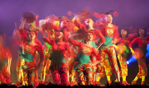 Dança popular chinesa — Fotografia de Stock