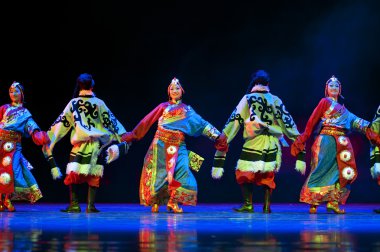 Tibet Ulusal dansçılar