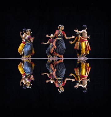 Hint bharatanatyam dansçı