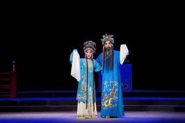 Çince Geleneksel opera oyuncuları tiyatro kostüm