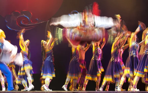 De springende danser — Stockfoto