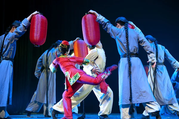 Chinese modern dancers — Stock Photo, Image