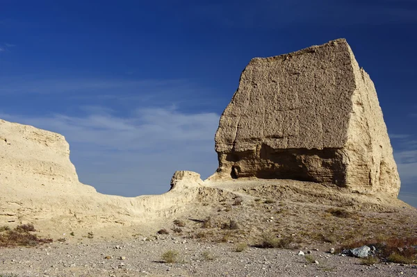 O Segundo Cais da Grande Muralha, na cidade de Jiayuguan, china — Fotografia de Stock