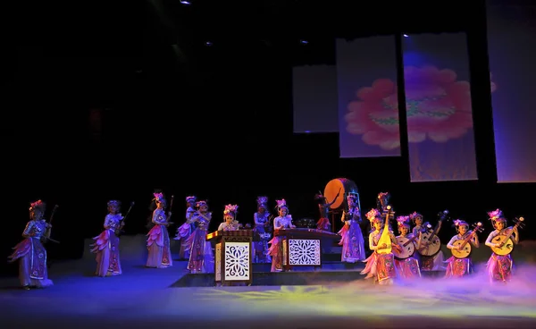 Chinês tradicional folk instrumental concerto desempenho — Fotografia de Stock