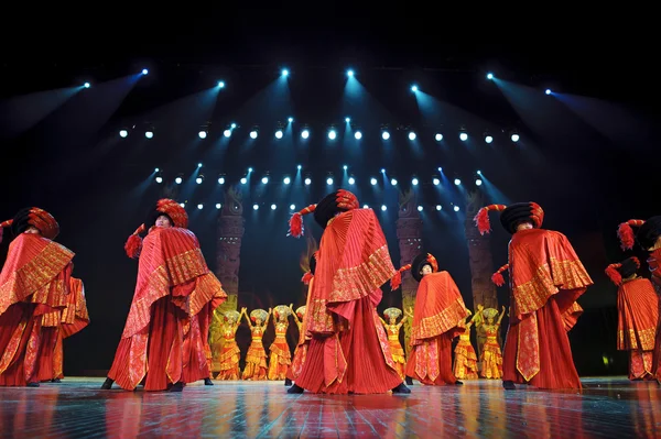 Chinese ethnic dance of Yi nationality — Stock Photo, Image