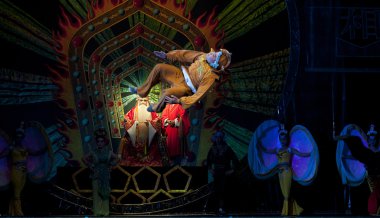 Çince Geleneksel opera aktör tiyatro kostüm