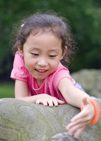 Happy little girl — Stock Photo, Image