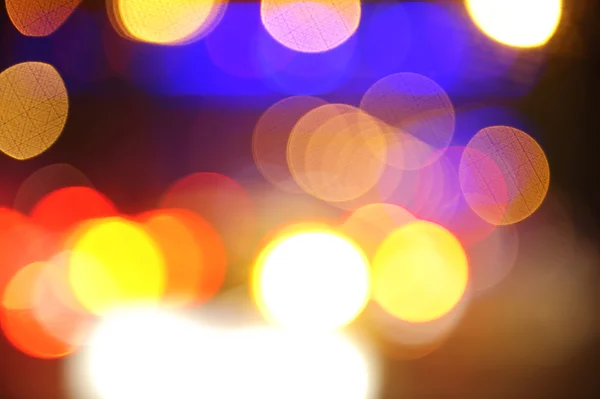 Defocused lights background at night — Stock Photo, Image