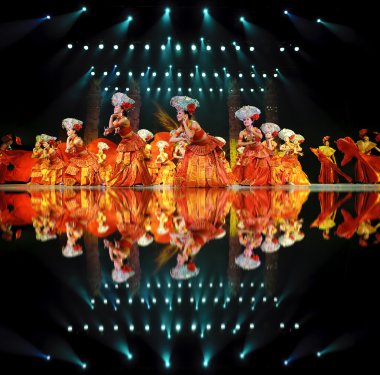 Çin etnik dans yi milliyet