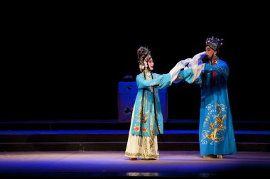 Çince Geleneksel opera oyuncuları tiyatro kostüm