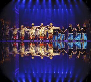 Çin Tibet etnik dans