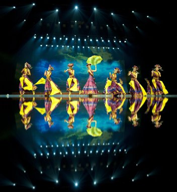 Çin etnik dans yi milliyet