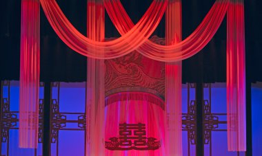 çin geleneksel sahne dekorasyonu 