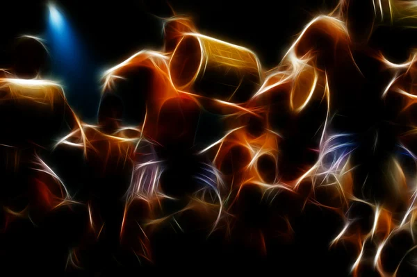 Abstract artistic picture of dancers — Stock Photo, Image