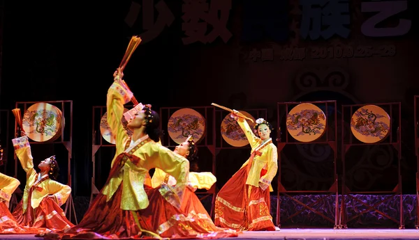 Dança étnica coreana — Fotografia de Stock