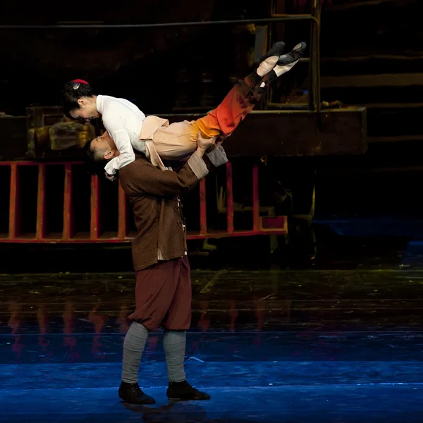 The famous chinese dance drama : Railway Guerrillas — Stock Photo, Image