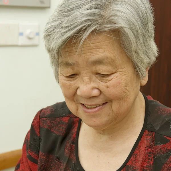 Portrait of kind grandma — Stock Photo, Image