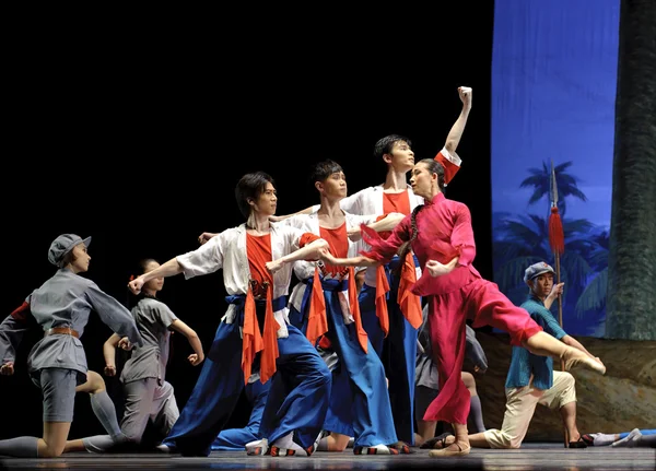 Ballet chino: El destacamento rojo de las mujeres —  Fotos de Stock