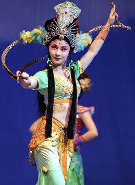 oldukça Çince Geleneksel opera oyuncu tiyatro kostüm