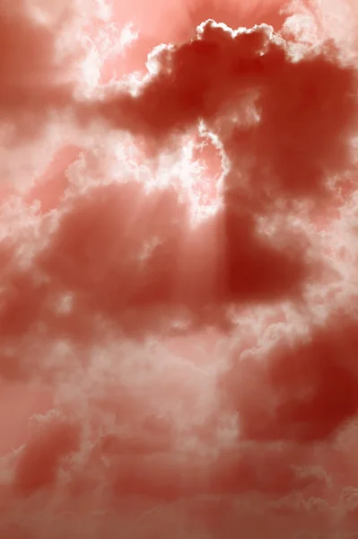 일몰에 하늘과 구름 레이어 — 스톡 사진
