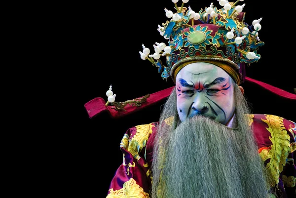 Acteur d'opéra traditionnel chinois avec costume théâtral — Photo