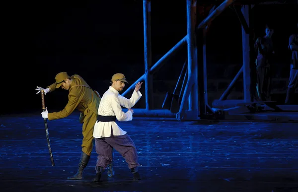 中国著名舞剧: 铁道游击队 — 图库照片