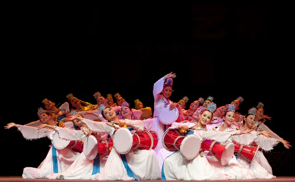 Korean ethnic dance — Stock Photo, Image