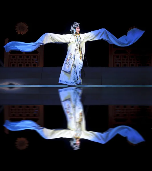 Mulian Drama of Chinese Qi opera performer — Stock Photo, Image