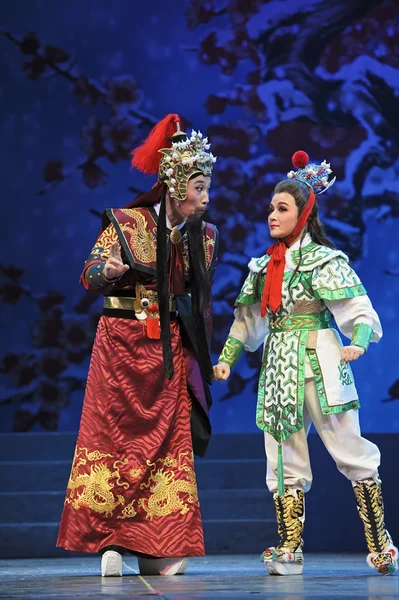 Chinese traditional opera actor with theatrical costume — Stock Photo, Image