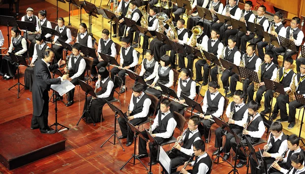 Student symphonic band — Stock Photo, Image