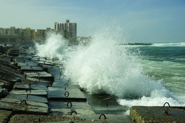 Billow of Mediterranean Sea Stock Image