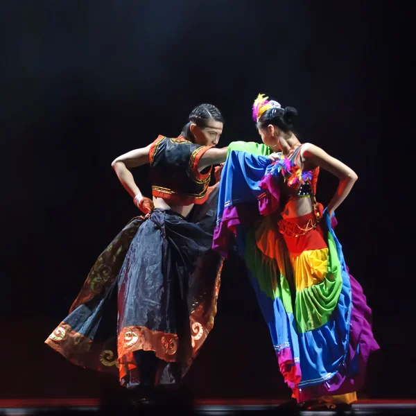 Dansers nacionales chinos — Foto de Stock