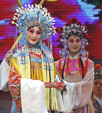 oldukça Çince Geleneksel opera oyuncu tiyatro kostüm