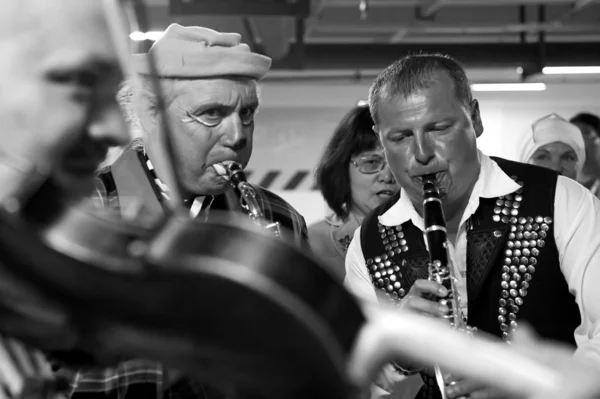 Scottish folk musicians — Stock Photo, Image