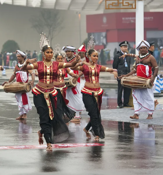 Sri-lankische traditionelle Tänzer — Stockfoto