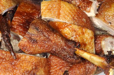 Kızarmış ördek çanak