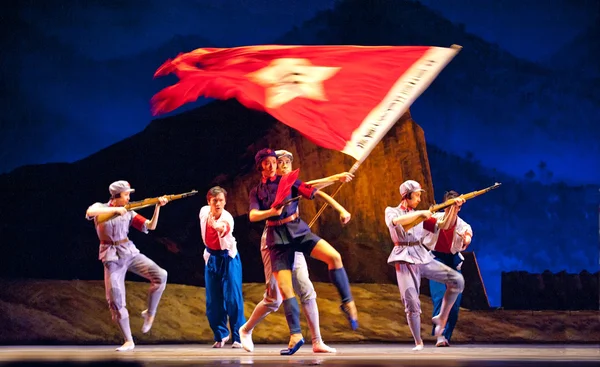 Chinese ballet: The Red detachement van vrouwen — Stockfoto