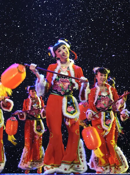 Čínská národní tanečnice — Stock fotografie