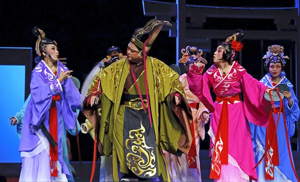 Artistas chinos de Gaojia Opera — Foto de Stock