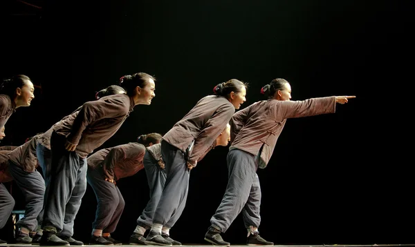 Chinese national dancers — Stock Photo, Image