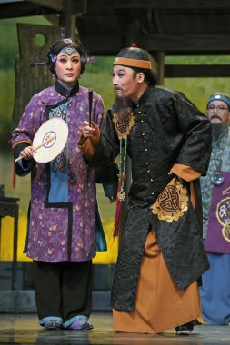 Çince Geleneksel opera aktör tiyatro kostüm 