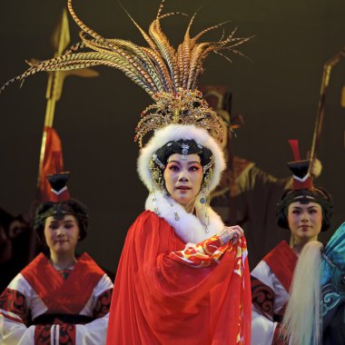 oldukça Çince Geleneksel opera oyuncu tiyatro kostüm