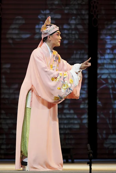 Chinese traditional opera actor with theatrical costume — Stock Photo, Image