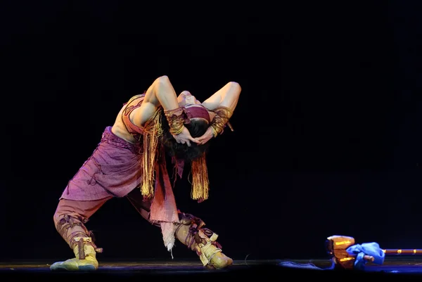 Chinese Mongolian ethnic dancer — Stock Photo, Image